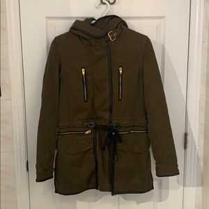 💘Zara Utility Jacket With Faux Sherpa💘